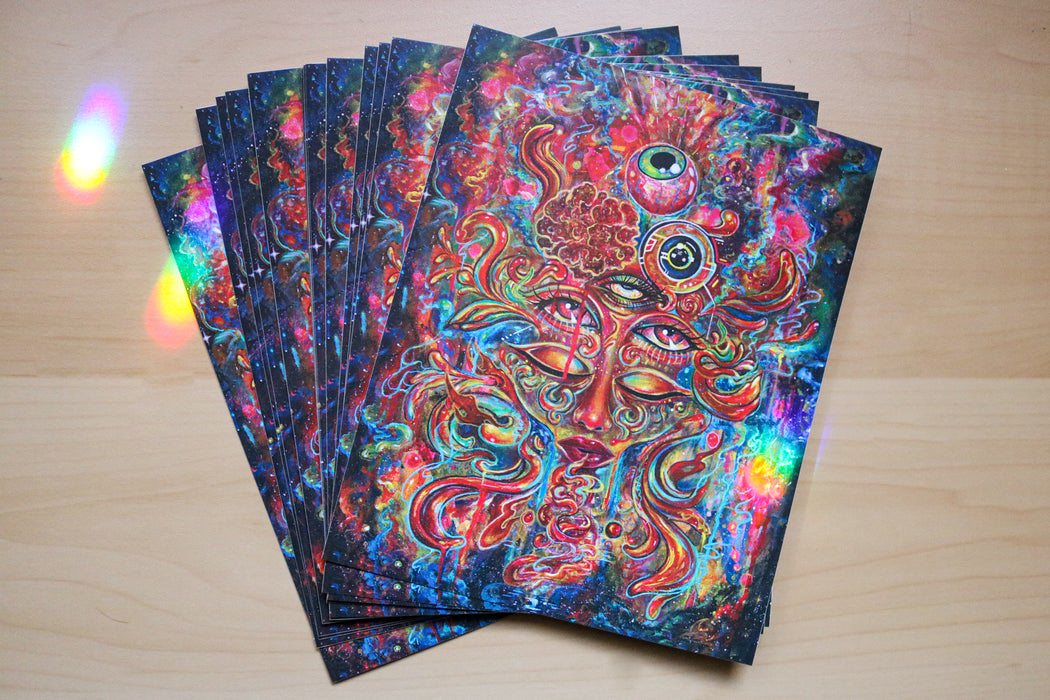 ‘In Her Eyes The Color of Love’ Sticker